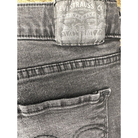 Levi Strauss Women’s Black Classic Straight Jeans Size 28x28 Casual - Picture 4 of 7